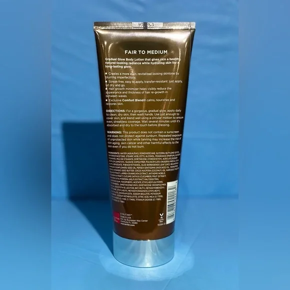 Glow It Fair to Medium Gradual Glow Hair Growth Minimizer Body Lotion - Picture 3 of 3
